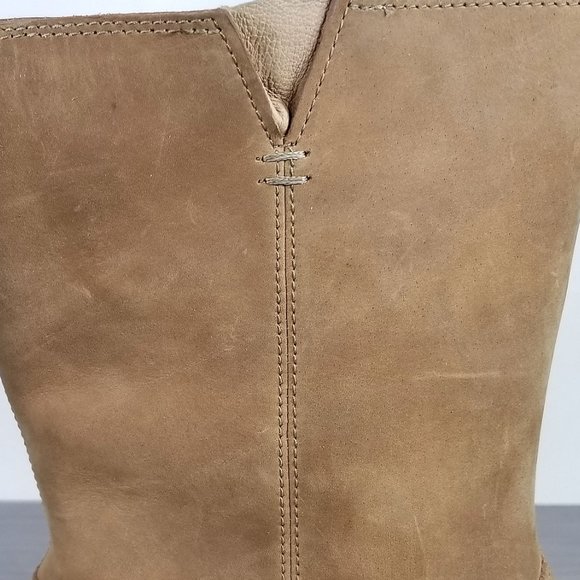 UGG Joely Shearling Lined Wedge Boot Chestnut Leather, Womens Size 9.5 US / 40.5 - Picture 12 of 14